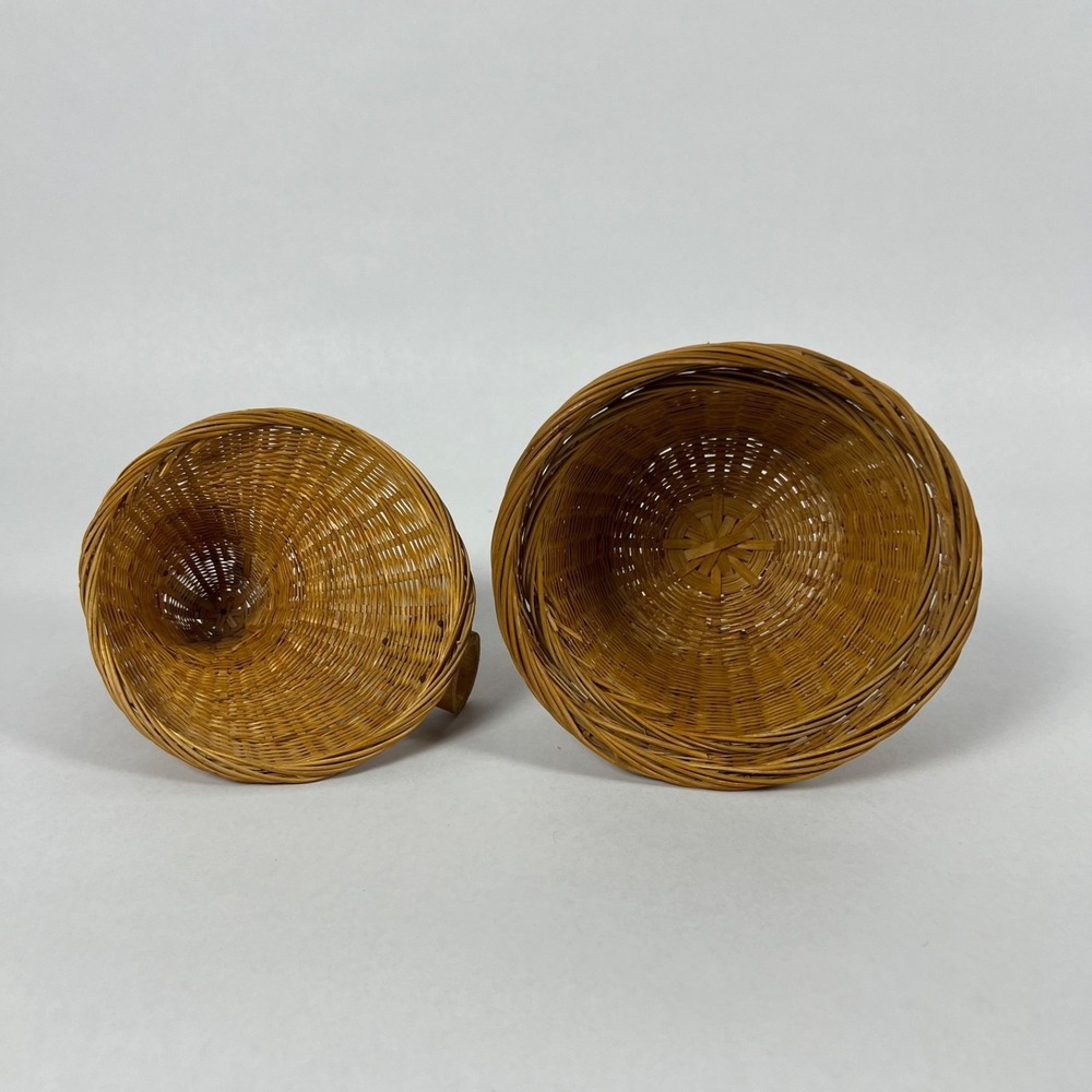 Unbranded Hen on Nest Wicker Basket Unisex OS Brown Good Cottagecore Candy Dish - Picture 3 of 8